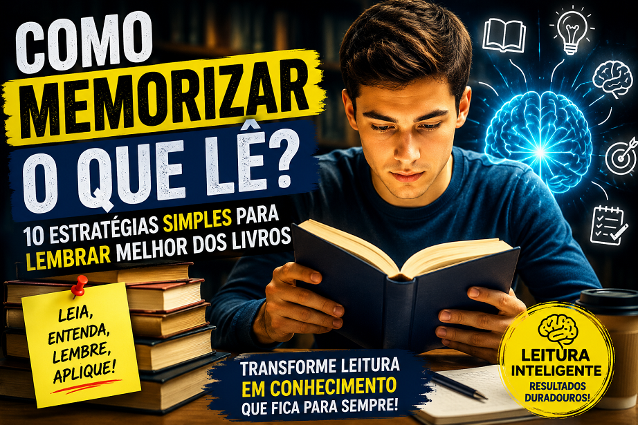 Como memorizar o que leio? 10 estratégias para lembrar melhor dos livros