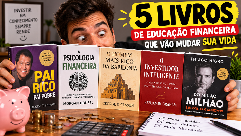 💰 5 livros de educação financeira para iniciantes que podem mudar sua vida financeira