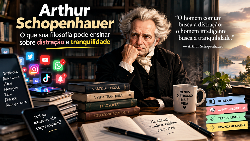 Arthur Schopenhauer: o que sua filosofia pode ensinar sobre distração e tranquilidade